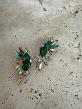 Green Butterfly Earrings