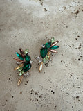 Green Butterfly Earrings