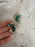 Green Butterfly Earrings
