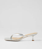 Tidbit Silver Leather Sandals - Mollini