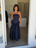 Maggie Dress Midnight Blue - Elle Zeitoune