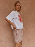 Tipo Wave Denim Skirt - Sass