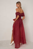 Alice Dress Cranberry Red - Elle Zeitoune