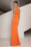 Athena Dress Tangerine - Elle Zeitoune
