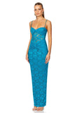 Lene Lace Maxi Teal - Nookie