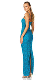 Lene Lace Maxi Teal - Nookie