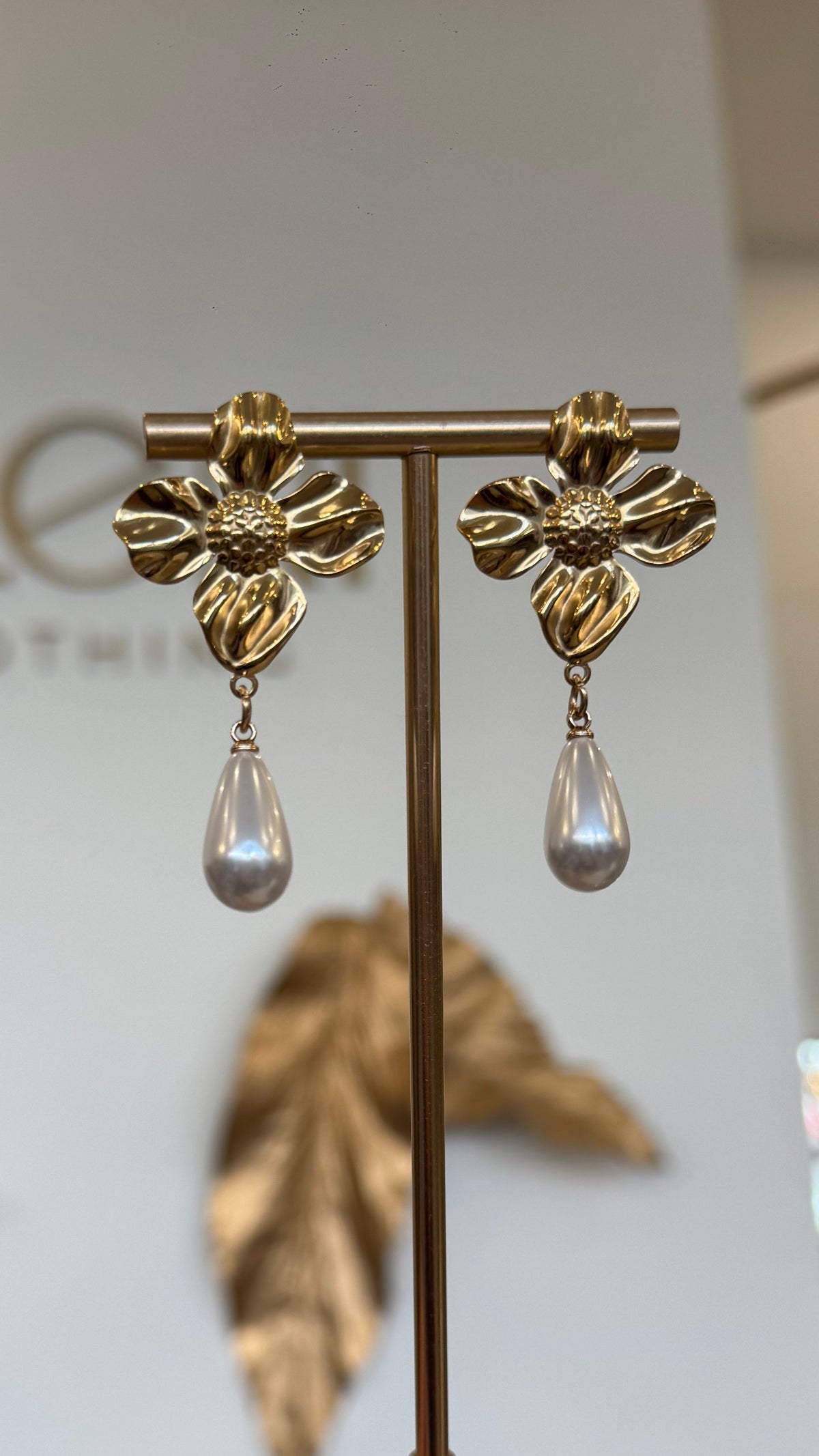 Bloom Tear Drop Earrings