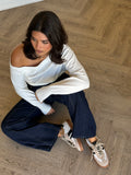 Heather off shoulder knit - Runaway The Label