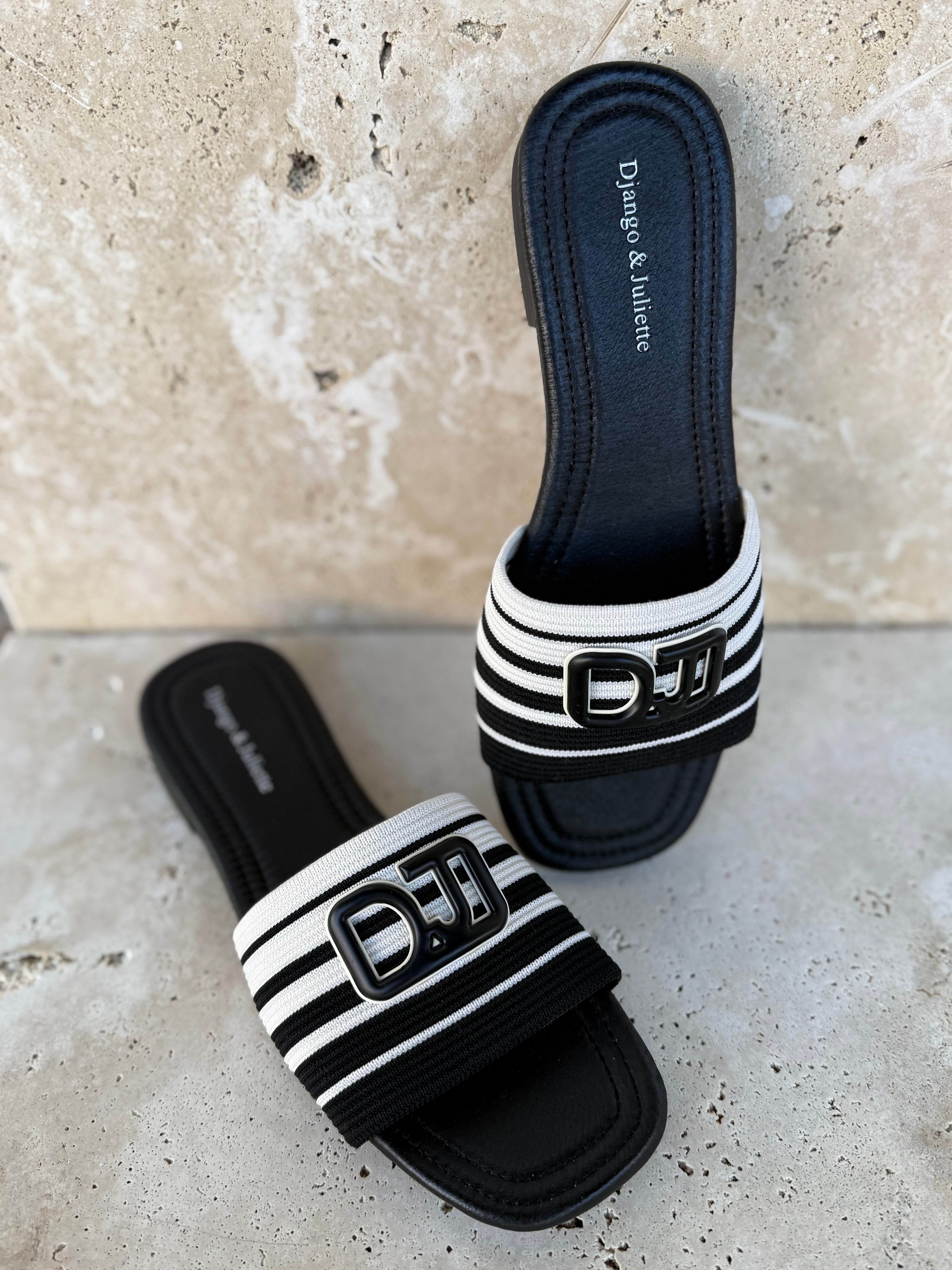 Goggie Fabric Sandals - Django & Juliette