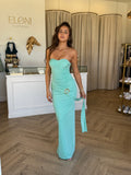 Charlee Dress Turquoise - Elle Zeitoune