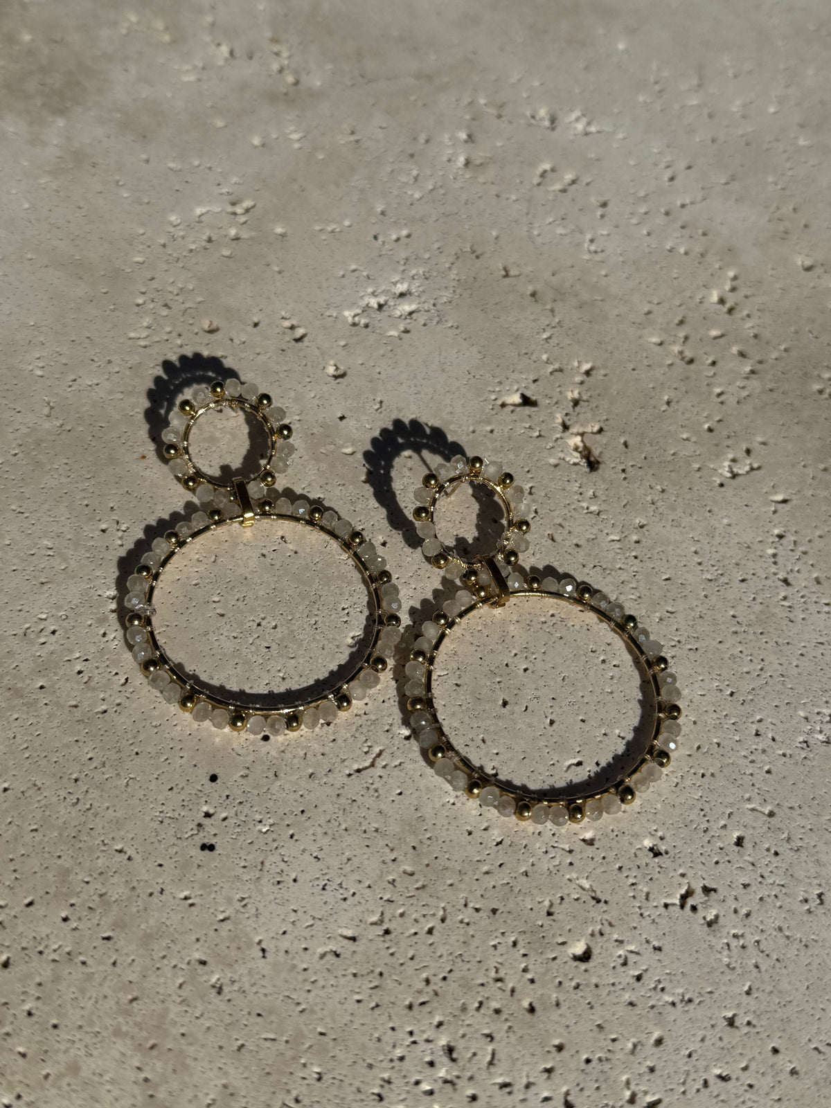 Nude Halo Earrings