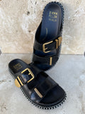 Iyami Black Leather Shoes - Django & Juliette