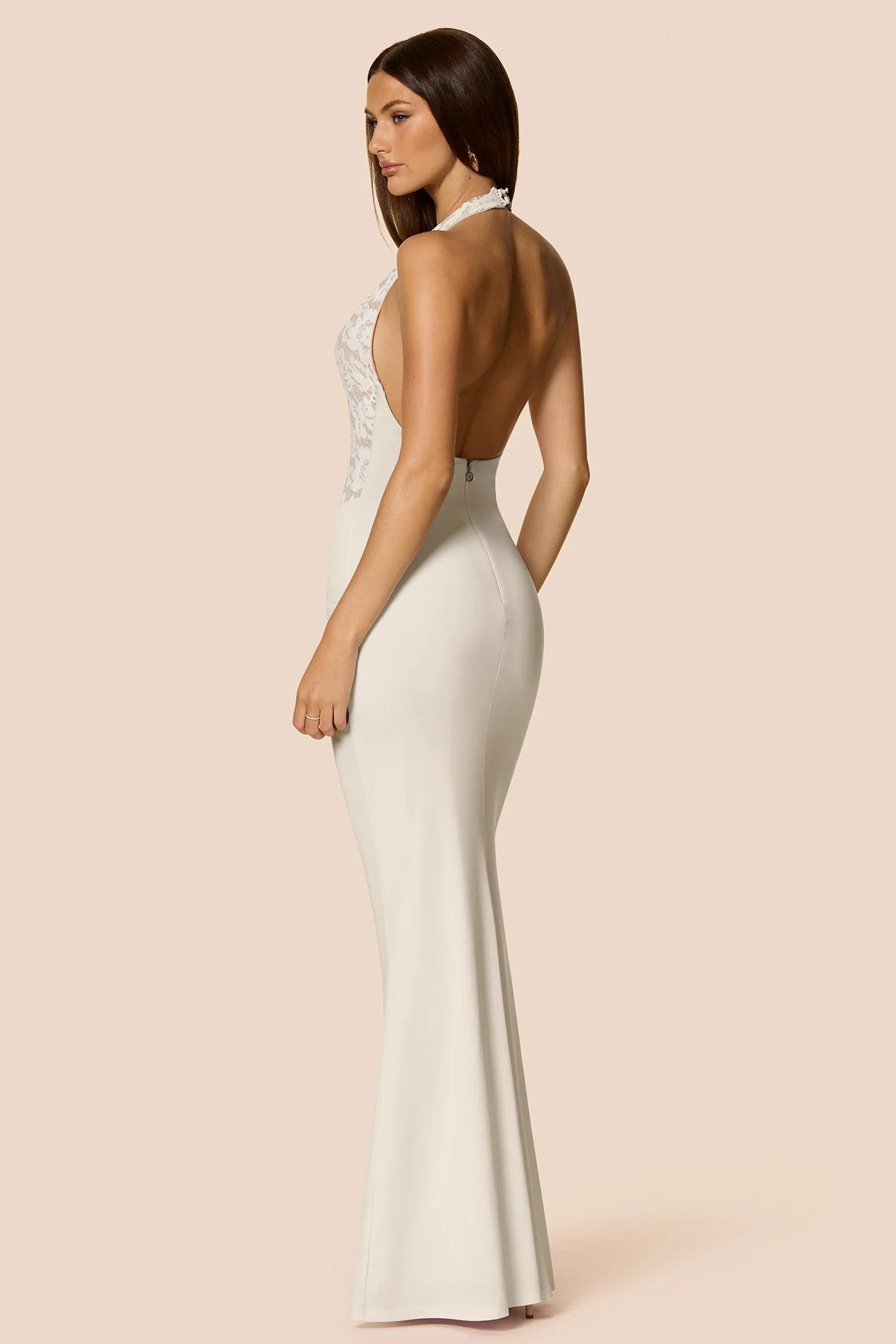 Lennox Halter Maxi White - Nookie