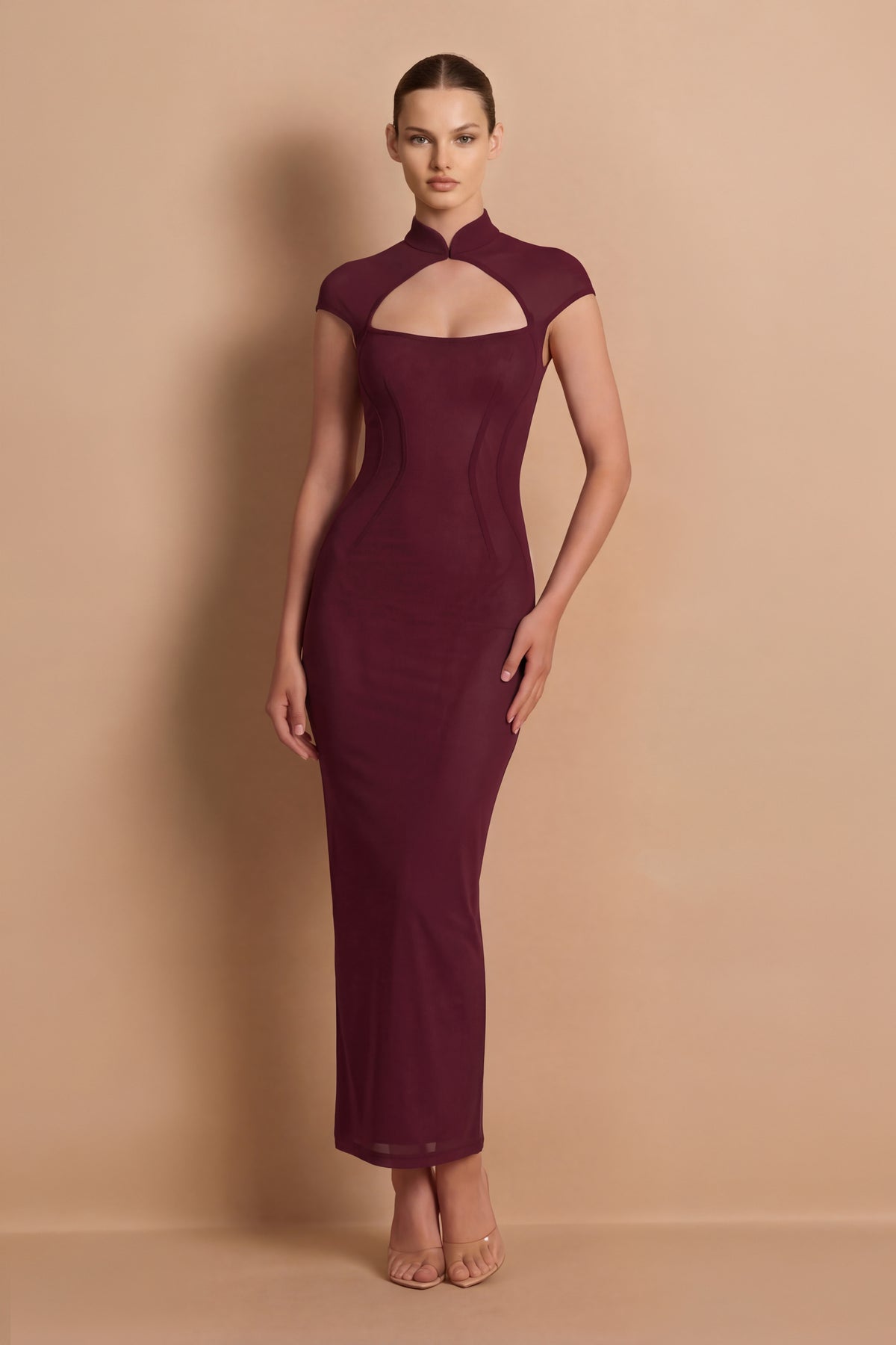 Tatum Cap Sleeve Midi - Nookie
