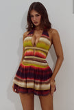 Xylia Halter Low Plunge Mini Dress - Runaway the Label