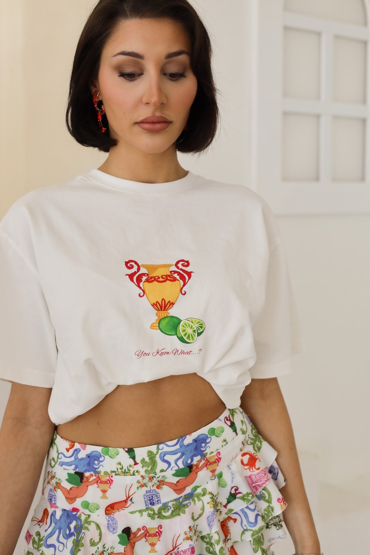 Helena Oversized Tee - You Know What?