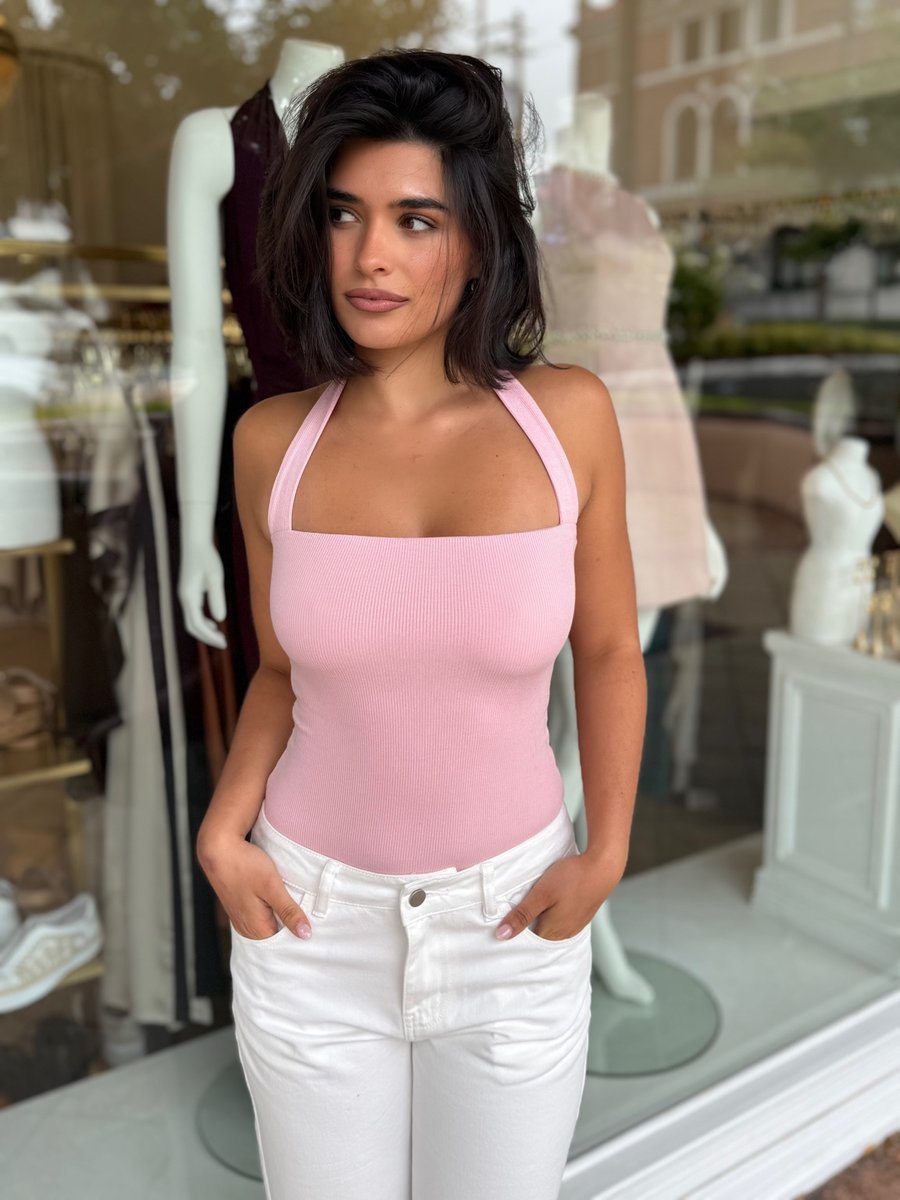 Evie Halter Bodysuit - Marttini By Lana