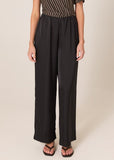 Dahlia Satin Pants Black - Fate & Becker