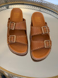 Havro Tan Leather Shoes - Ziera