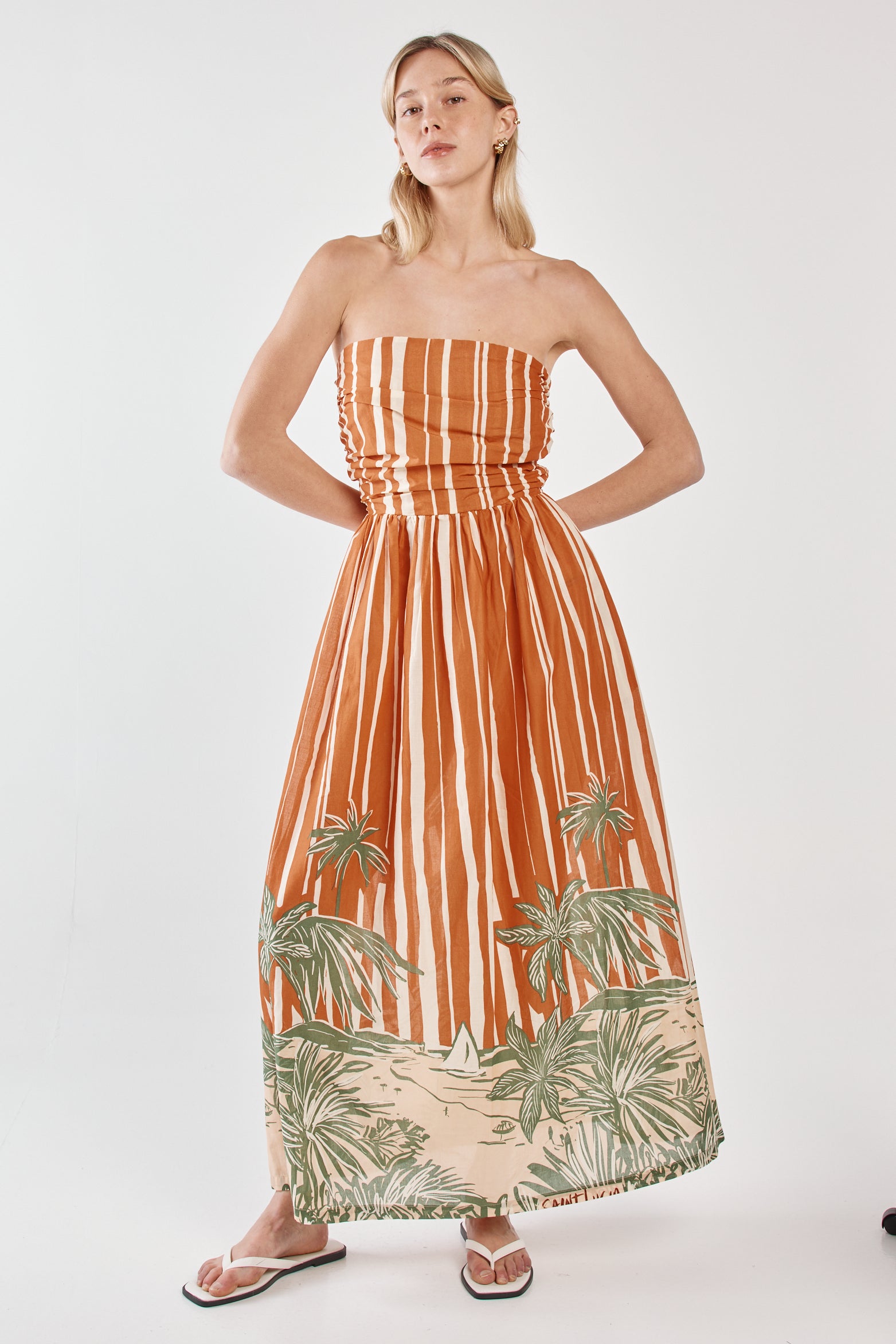 Mina Strapless Dress - Sass
