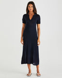 Abbie Knit Polo Dress - Sass