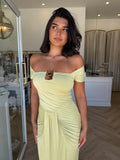 Heidi Dress Lime - Elle Zeitoune