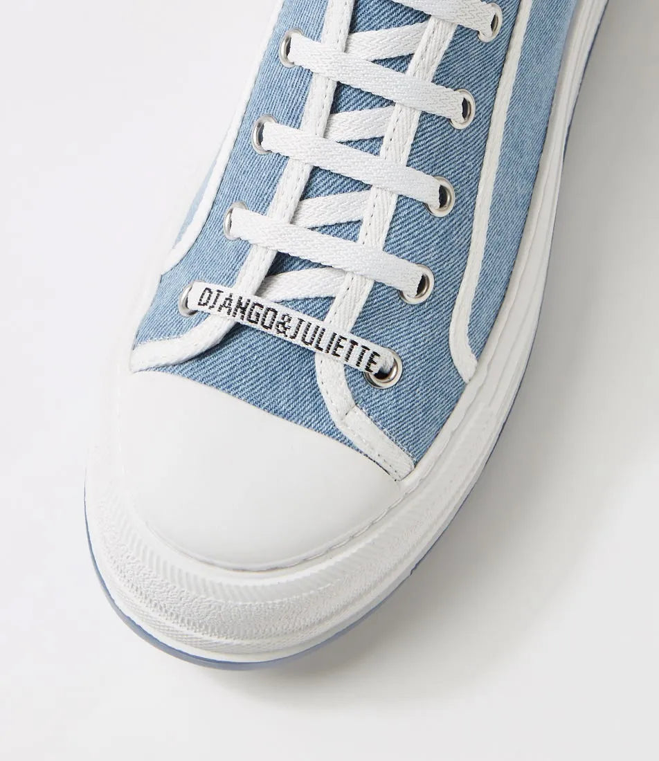 Genesiss Denim Fabric Shoes - Django & Juliette