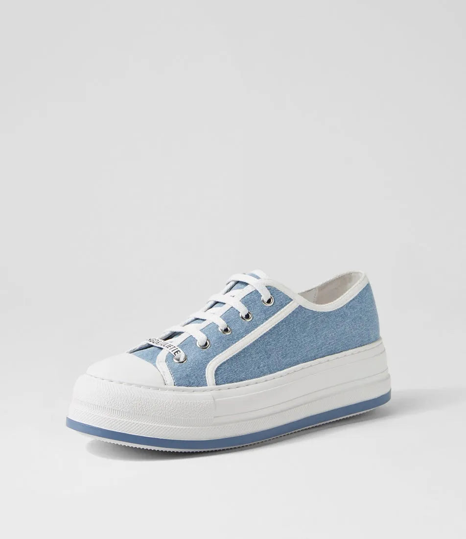 Genesiss Denim Fabric Shoes - Django & Juliette