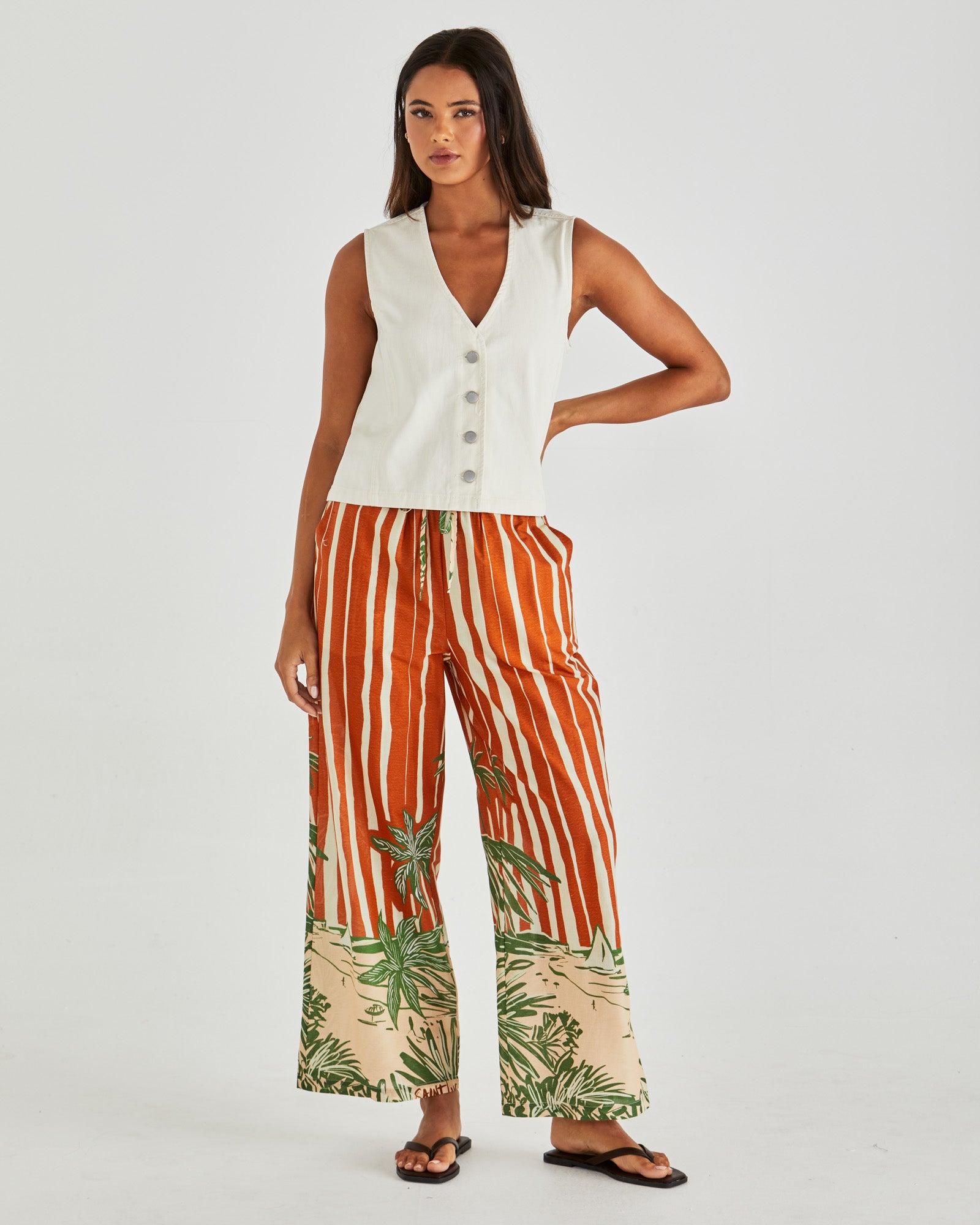 Mina Elasticated Pants - Sass