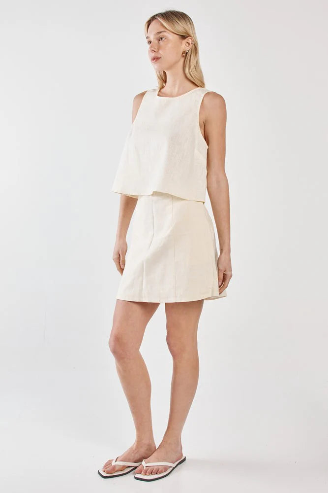 Vienne Skirt Butter Yellow - Sass