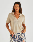 Abbie Knit Polo - Sass