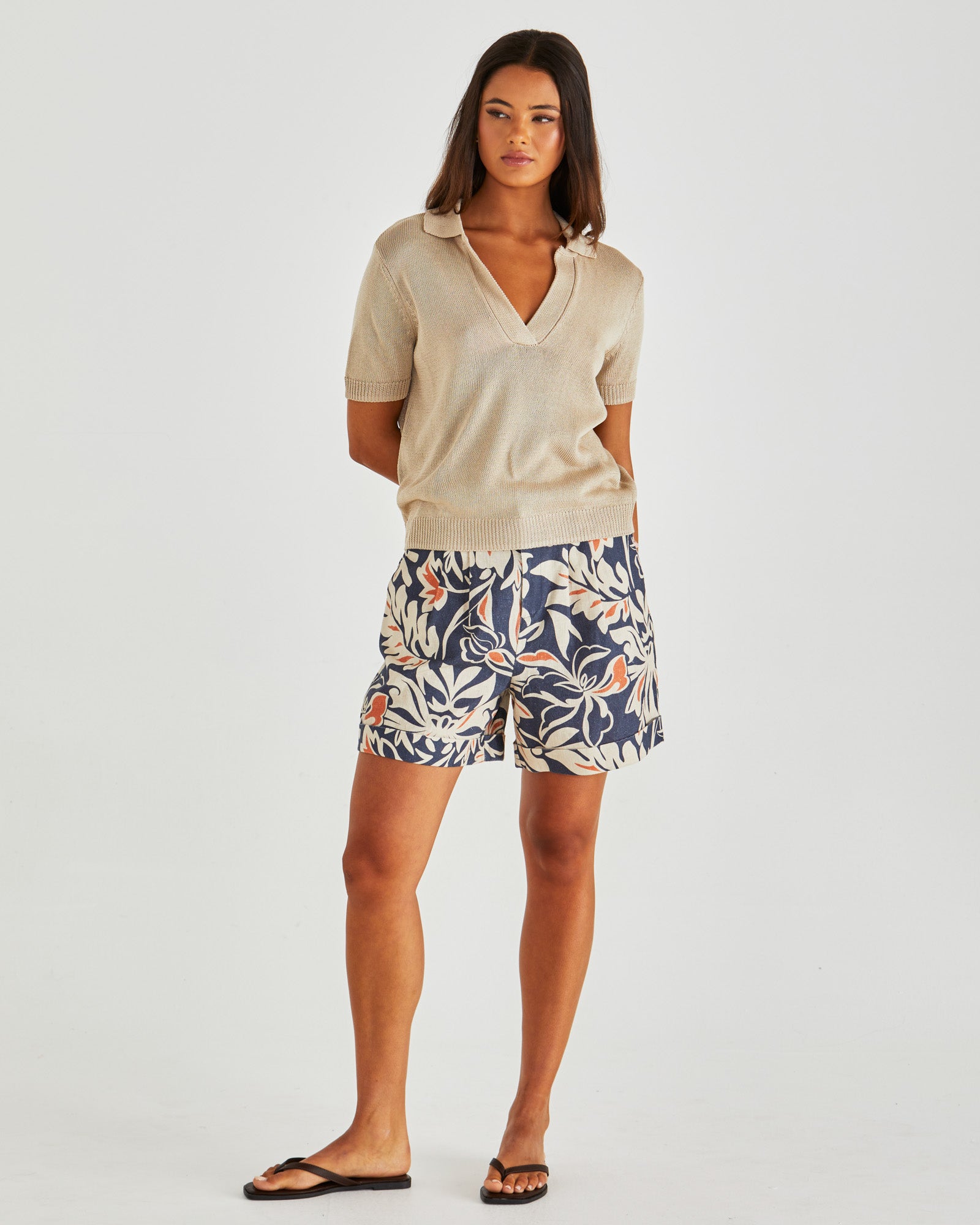 Abbie Knit Polo - Sass