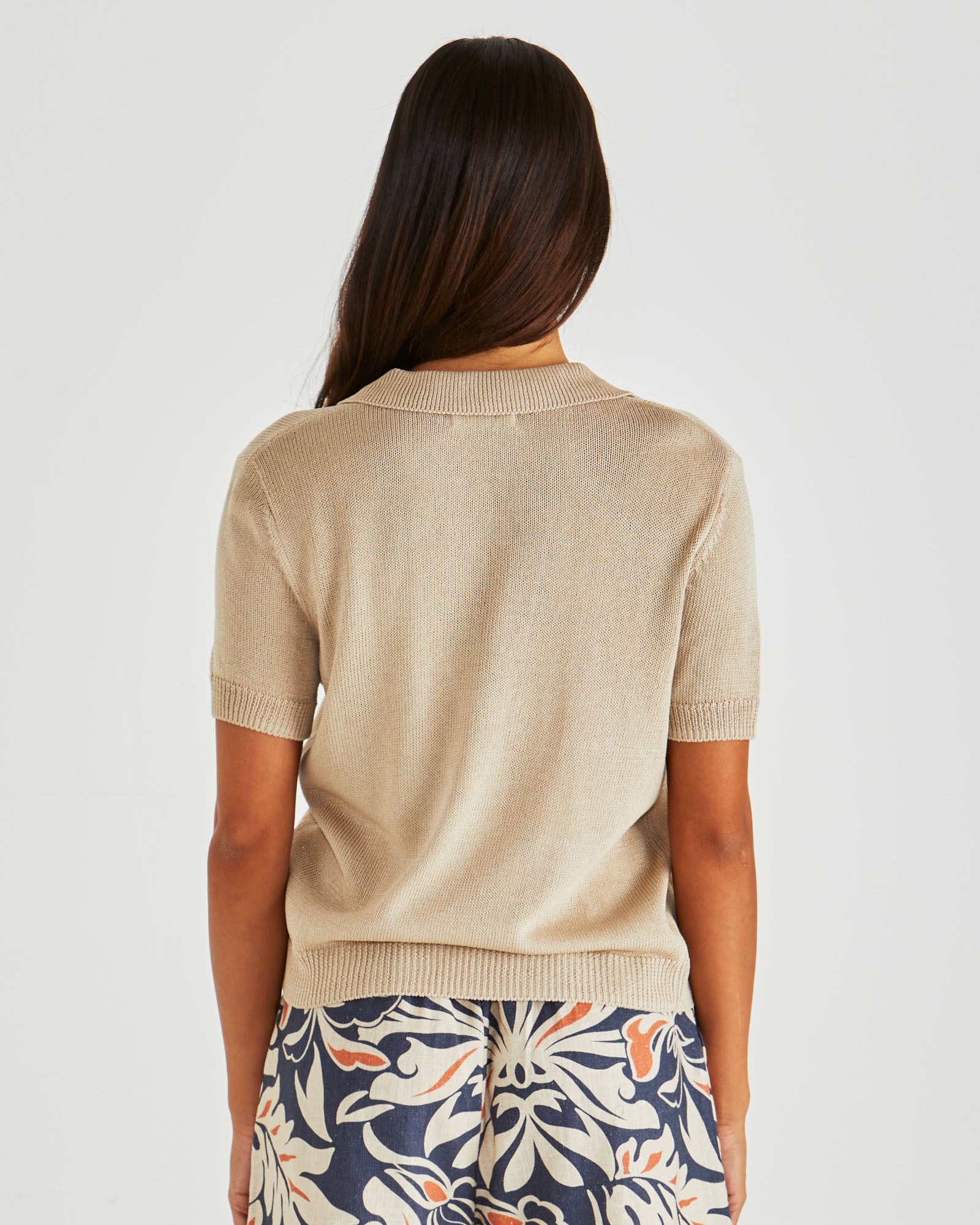Abbie Knit Polo - Sass
