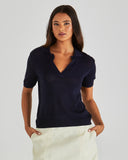 Abbie Knit Polo - Sass