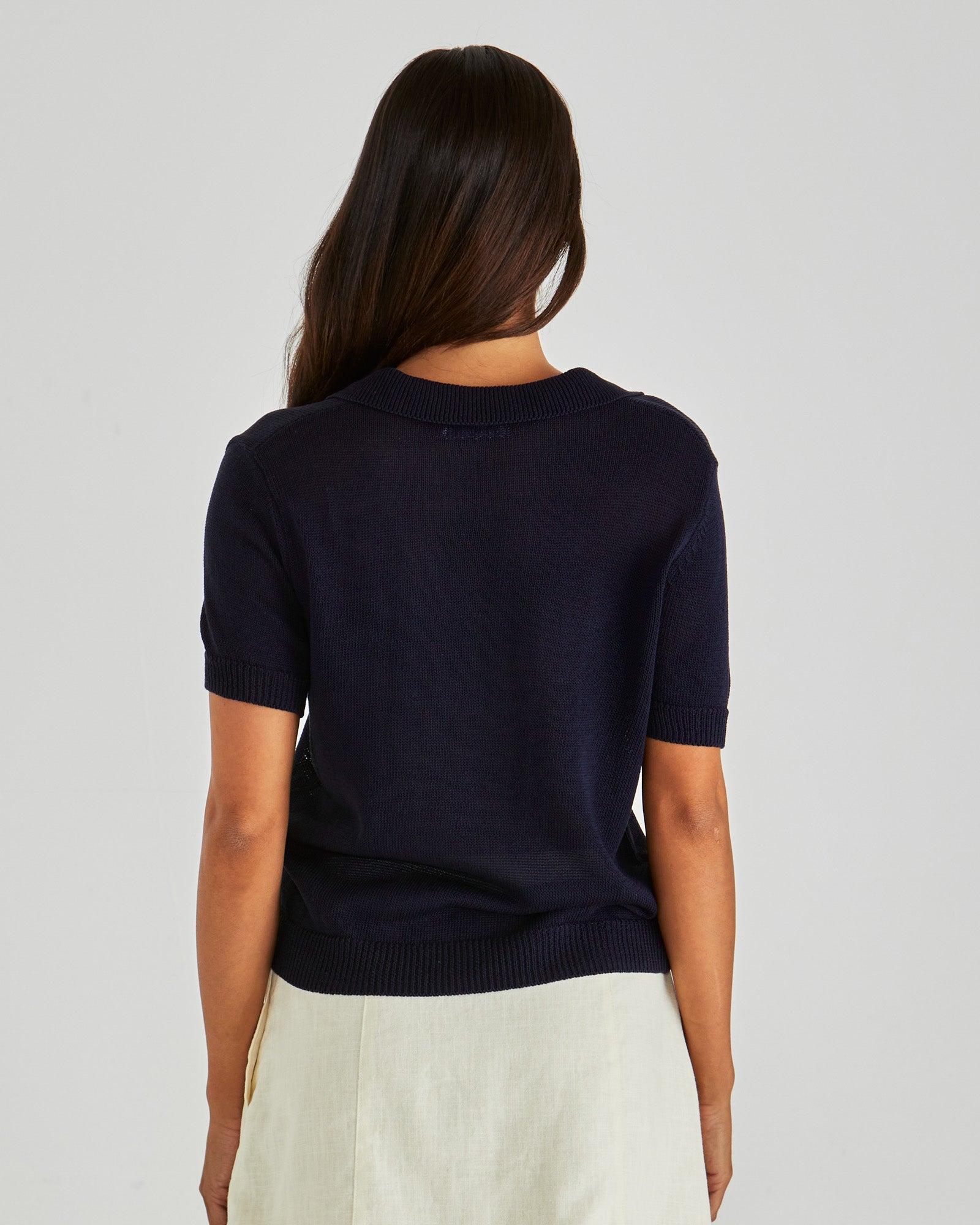 Abbie Knit Polo - Sass