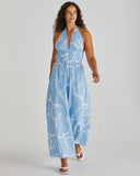 Tilda Backless Plunge dress - Sass