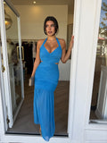 Elena Halter Neck Gown - Elliat