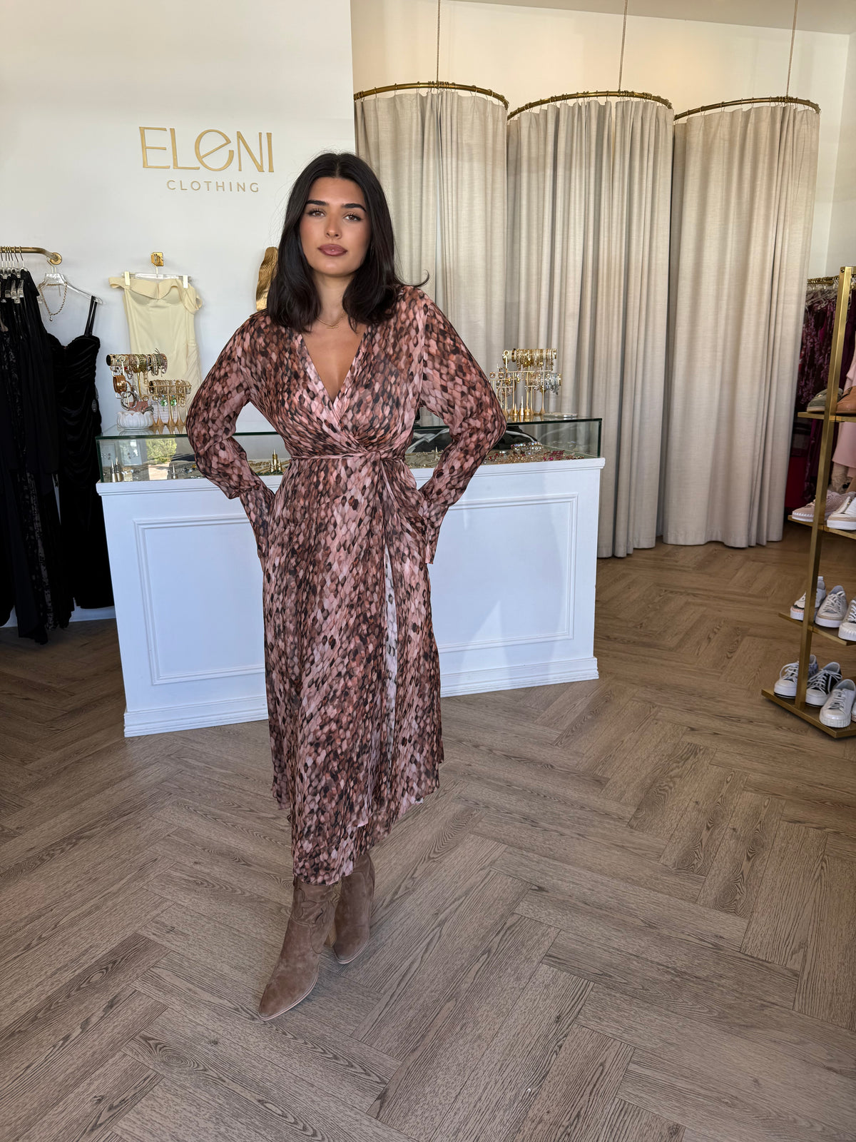 Isla Wrap Dress - Fate & Becker