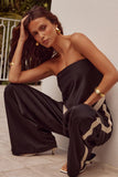 Tina Scarf Top Black - Runaway The Label