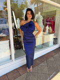 Miles Dress Cobalt - Elle Zeitoune