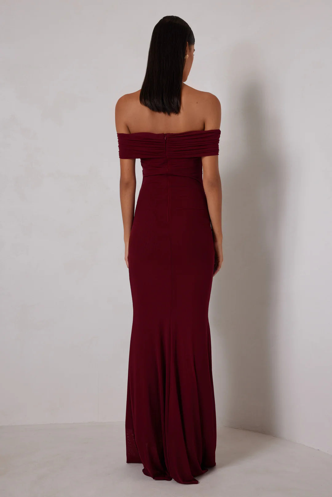 Saylor Dress Wine - Elle Zeitoune