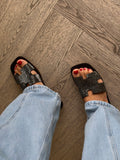 Zayra Choc Suede Shoes - Django & Juliette