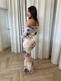 Paige Dress Watercolour Bloom - Elle Zeitoune