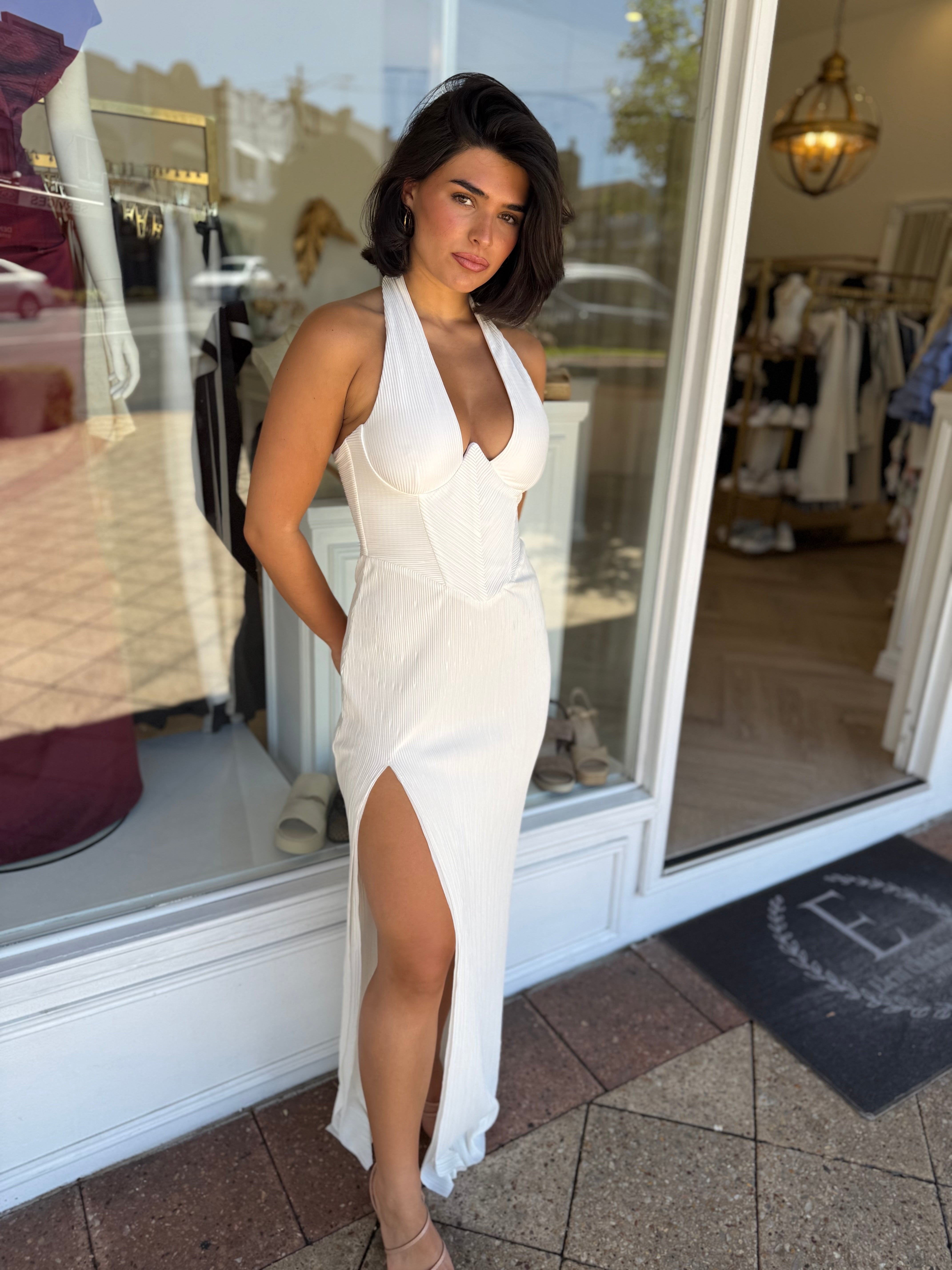 Belleza Gown Dress White - Nookie