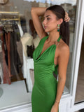 Ellison Maxi Dress Kiwi- Runaway the Label