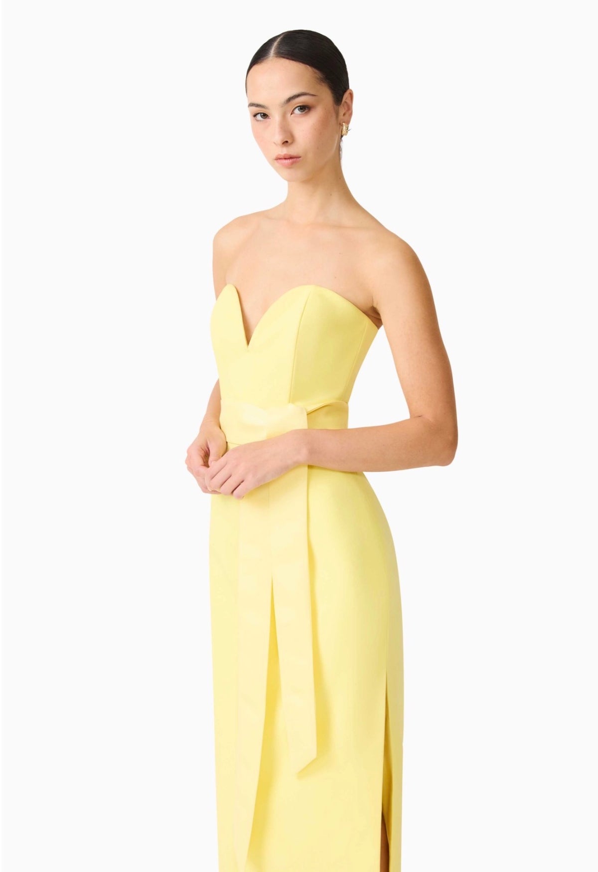 Cara Sweatheart Strapless Midi - Elliatt