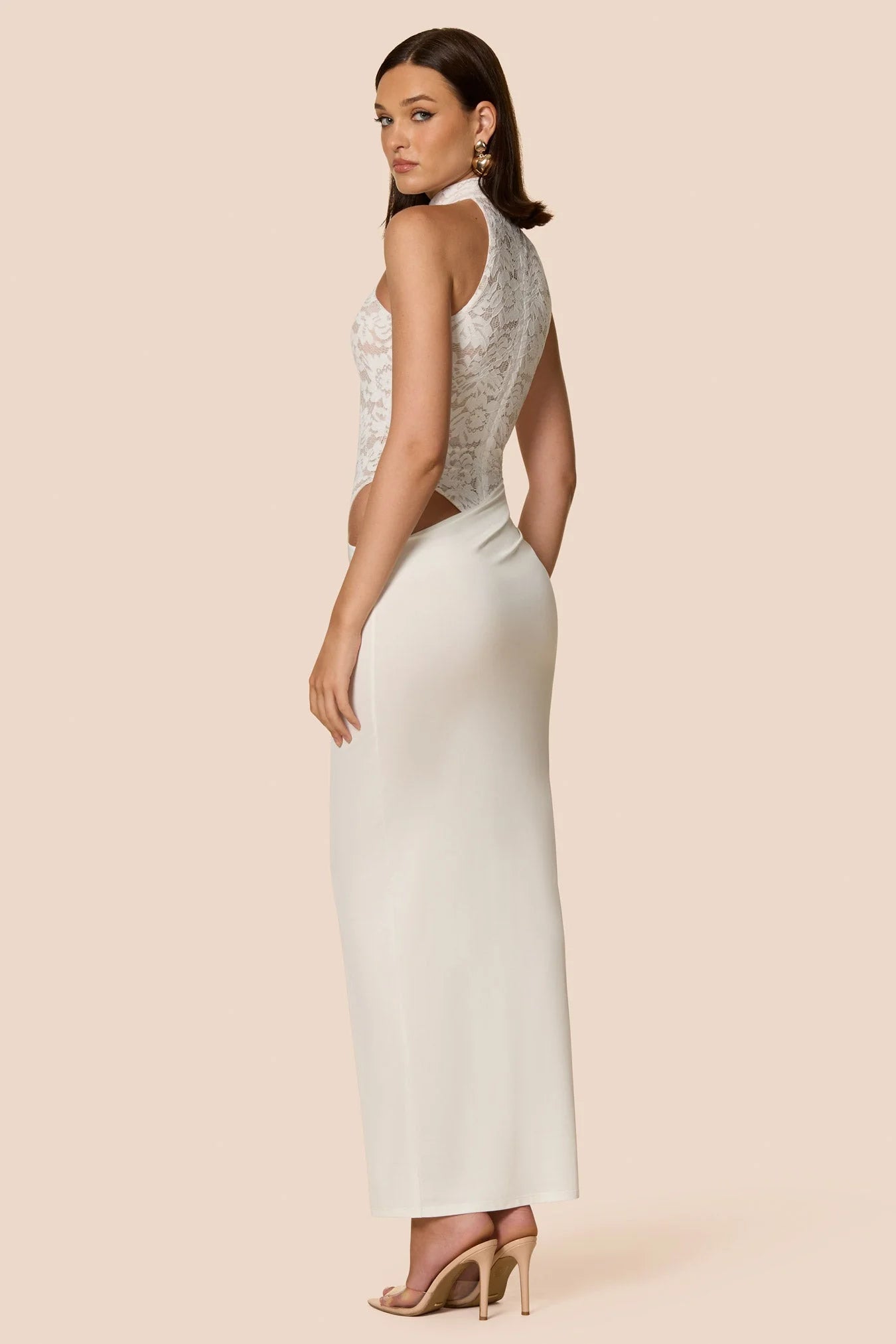 Lennox Bodysuit Maxi White - Nookie