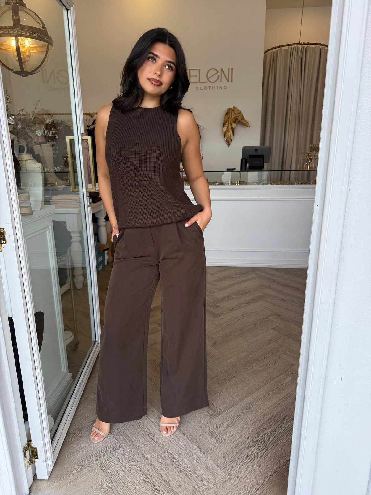 Natalie Wide Leg Trousers - Sass