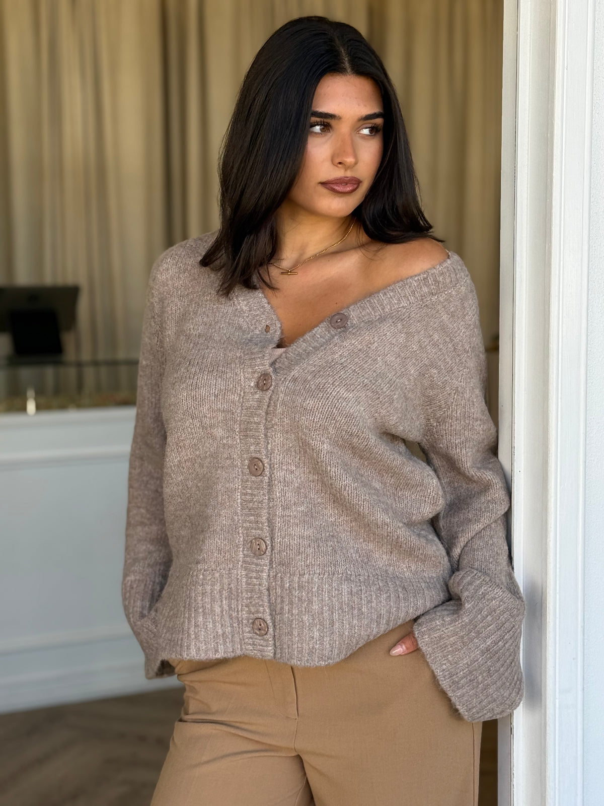 Zinnia Fluffy Cardigan - Fate & Becker