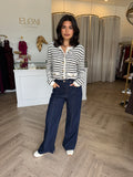 Elle Stripe Knit Cardigan - Fate and Becker